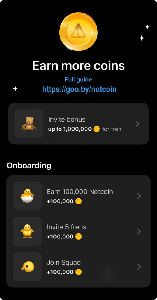 How to earn Notcoin?
